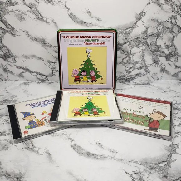 Peanuts Christmas 3 CD Set in Collector Tin - Picture 1 of 8